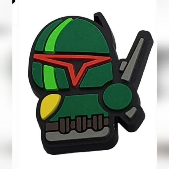 Star Wars Rubber Croc Shoe Charms Variety Pack Bundle Mandalorian Yoda Boba Fett - Picture 7 of 8